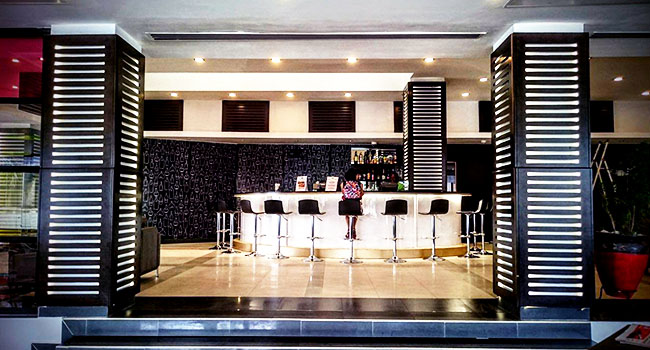 Ibis hotel bar, Airport City